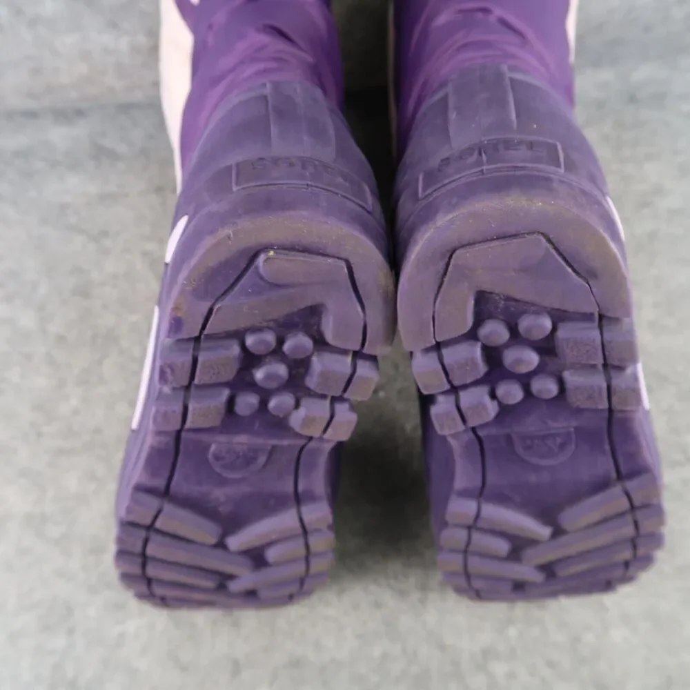 Sorel Shoes Kids 6 Boot Winter Snow Cub Purple Pull On Lined Warm Active Outdoor